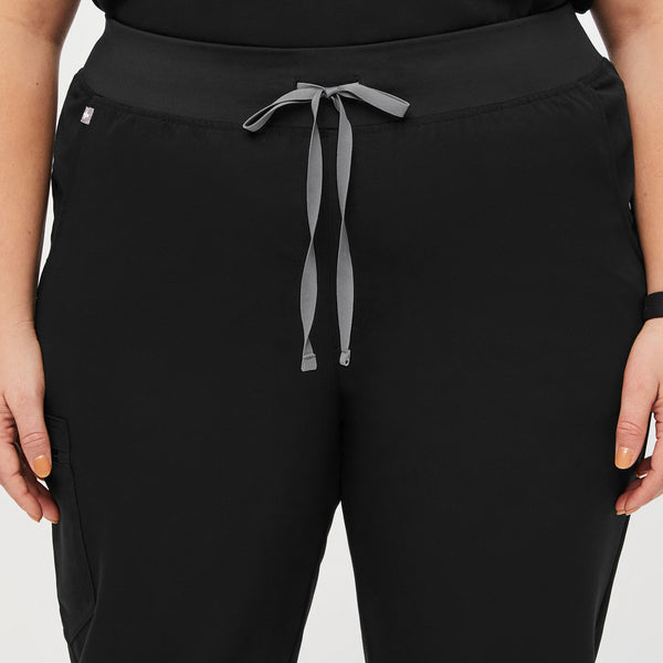 Women's Black Zamora High-Rise™ - Jogger Scrub Pant (3XL - 6XL)