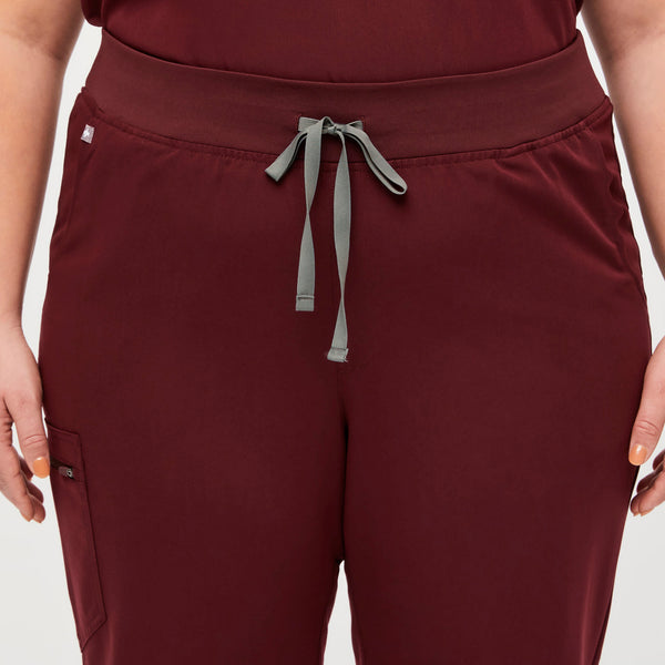 Women's Burgundy Zamora High-Rise™ - Jogger Scrub Pant (3XL - 6XL)