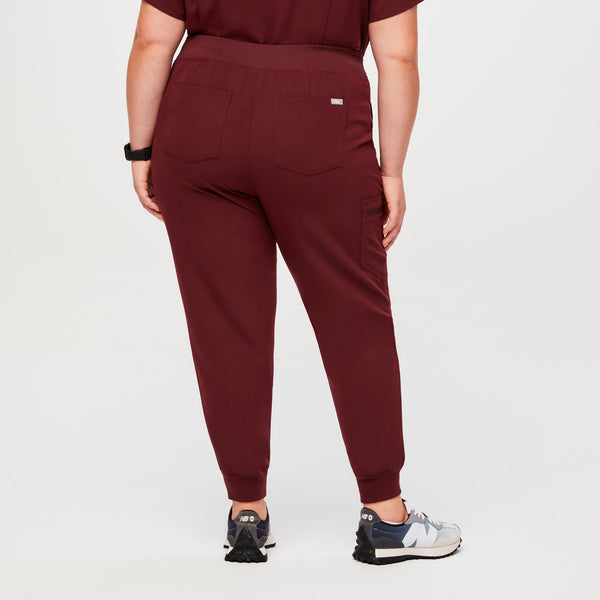 Women's Burgundy Zamora High-Rise™ - Jogger Scrub Pant (3XL - 6XL)