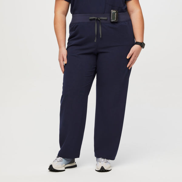 Women's Navy High-Rise Livingston - Straight-Leg Scrub Pant™ (3XL - 6XL)