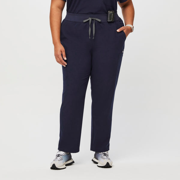 Women's NavyYola High-Rise Slim - Petite  Scrub Pant (3XL - 6XL)