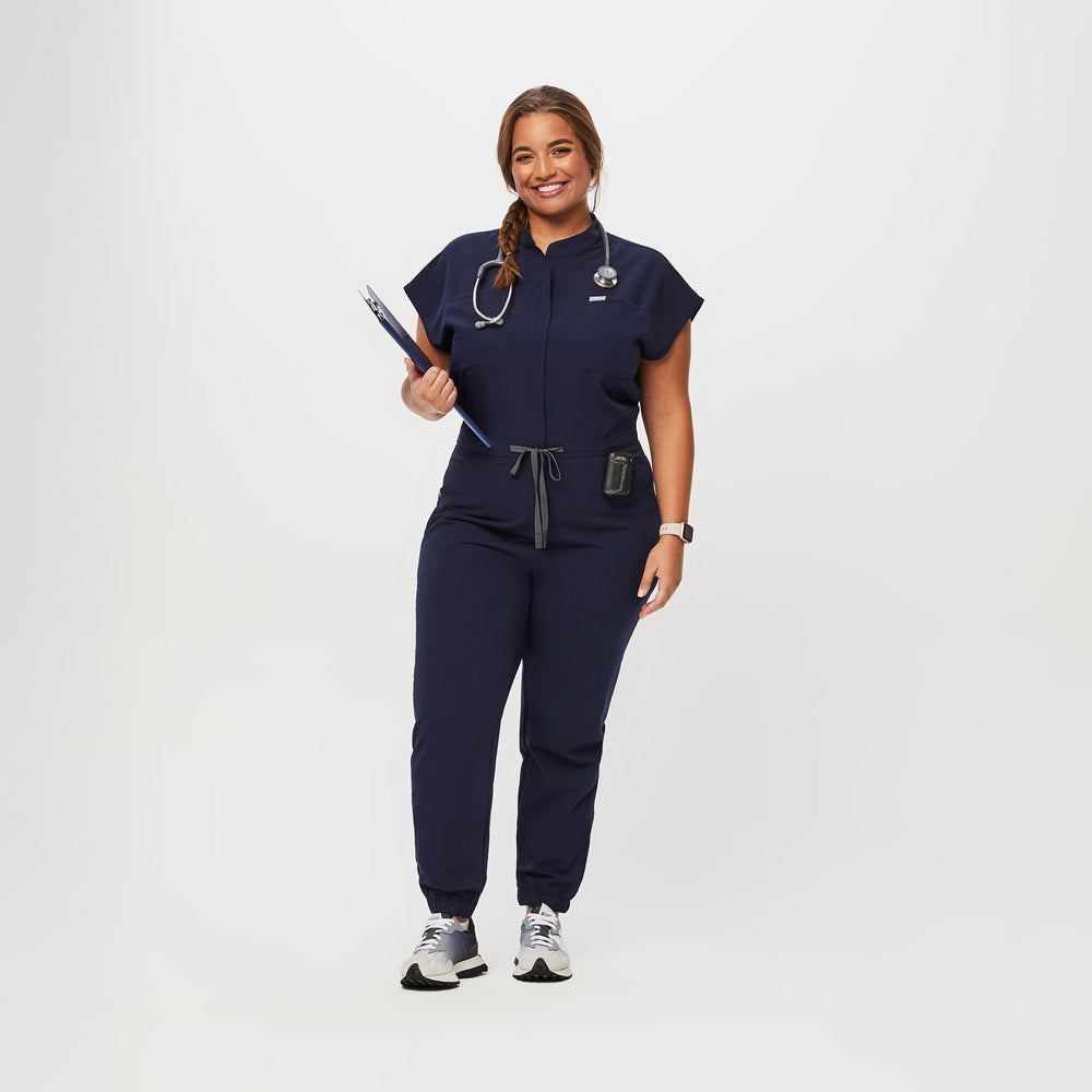 women's Navy Rafaela Cargo - ScrubJumpsuit™