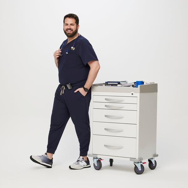 Men's Navy Tansen™ - Short Jogger Scrub Pant (3XL - 6XL)