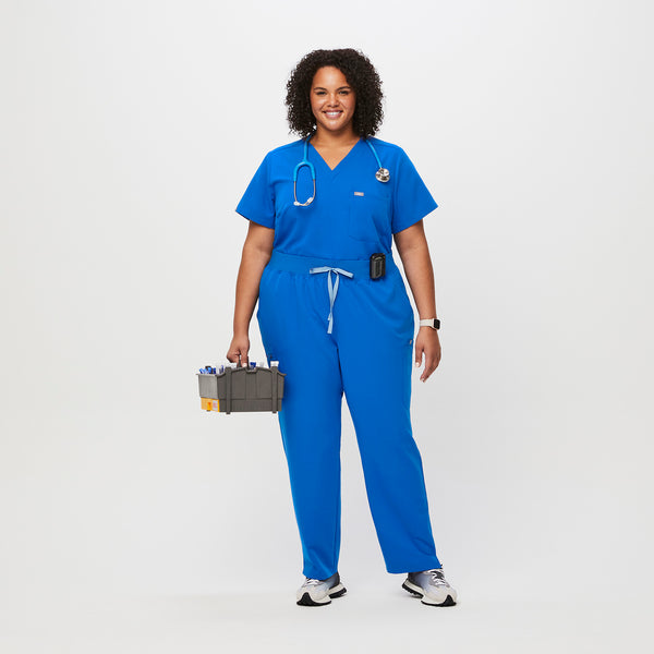 Women's Royal BlueYola High-Rise Slim - Tall  Scrub Pant (3XL - 6XL)