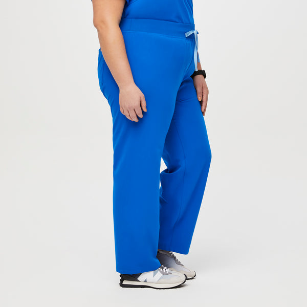 Women's Royal Blue High-Rise Livingston - Petite Straight-Leg Scrub Pant™ (3XL - 6XL)