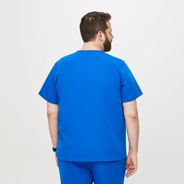 Men's Royal Blue Leon-  Scrub Top™ (3XL - 6XL)