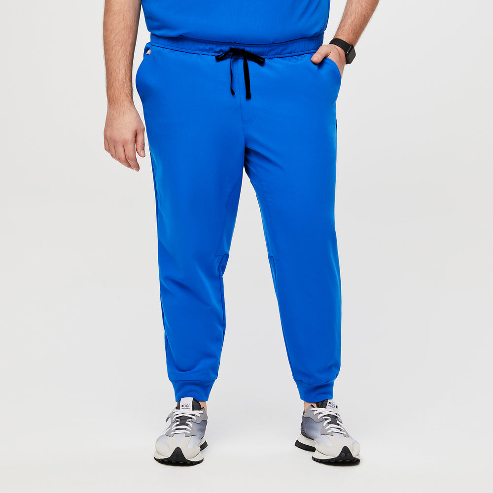 men's Royal Blue Tansen™ - Short Jogger Scrub Pants (3XL - 6XL)