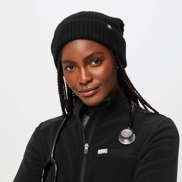 Black Oversized Beanie