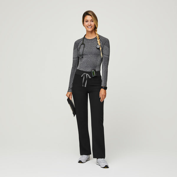 women's Black Livingston™ High Waisted - Basic Scrub Pants