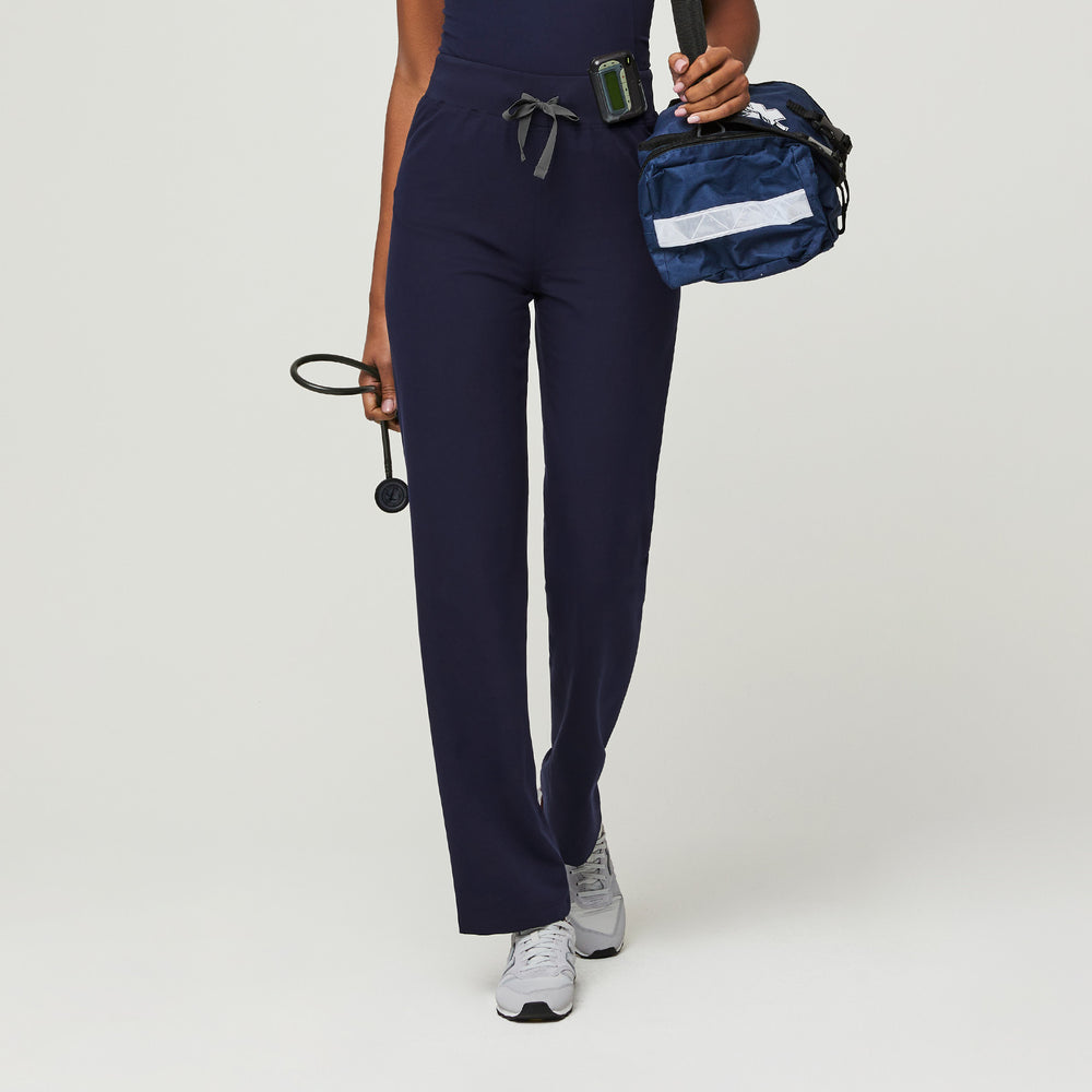 women's Navy Livingston™ High Waisted - Basic Scrub Pants