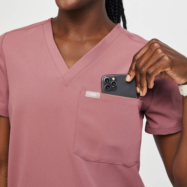 Women's Mauve Catarina™-  Scrub Top (3XL - 6XL)
