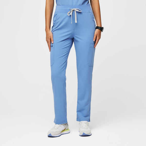 women's Ceil Blue Yola™ High Waisted 2.0 - Tall Skinny Scrub Pants