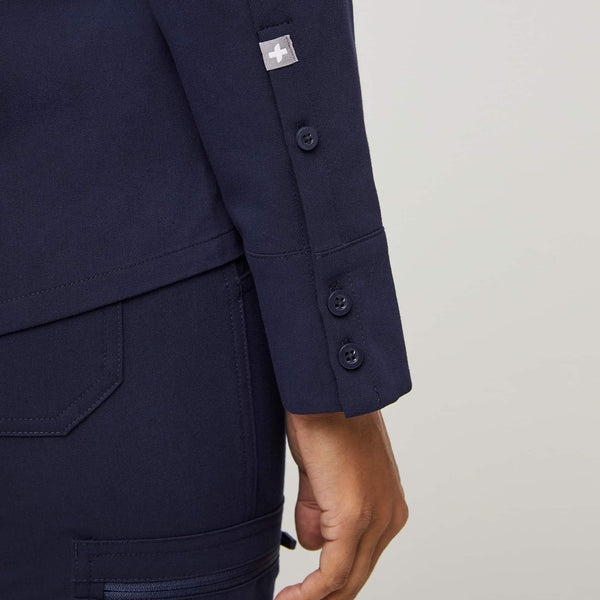 women's Navy Nala - Longsleeve ScrubPolo™