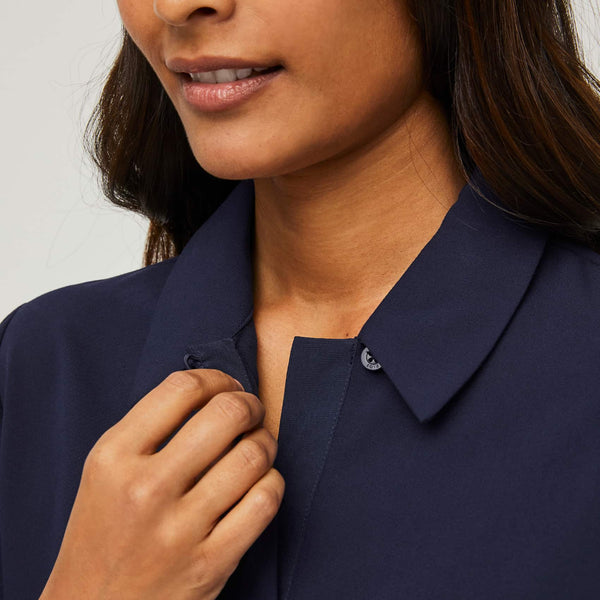 women's Navy Nala - Longsleeve ScrubPolo™