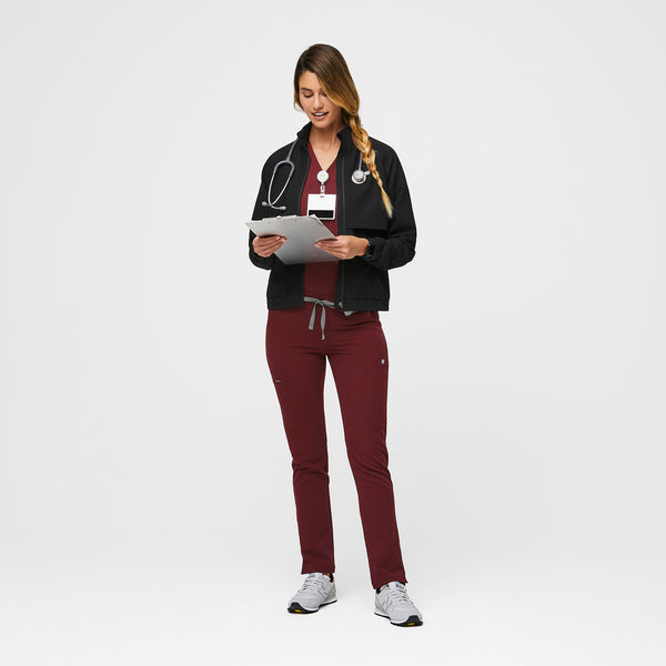 Women's Burgundy Yola™ - Skinny Scrub Pants