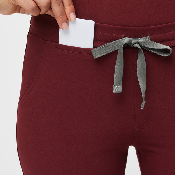 Women's Burgundy Yola™ - Skinny Scrub Pants