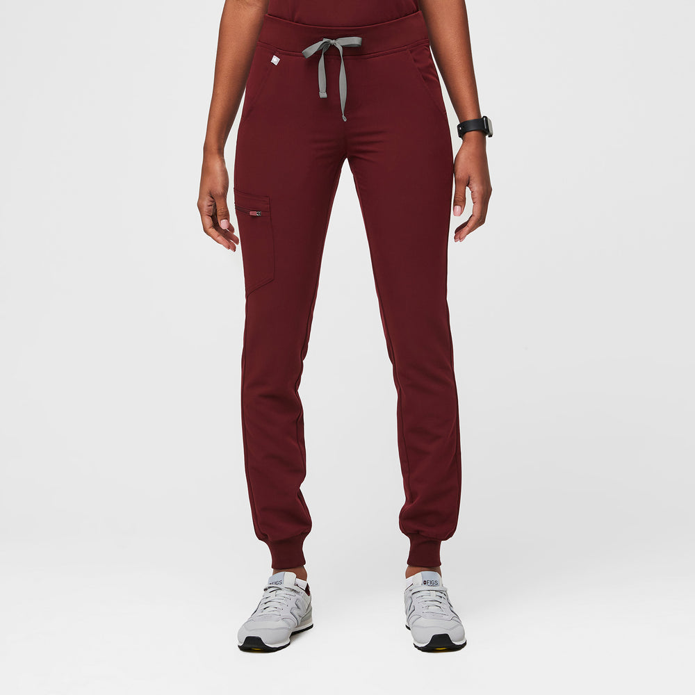 Women's Burgundy Zamora™ - Tall Jogger Scrub Pants